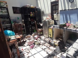 Ledakan Akibat Elpiji Bocor Rusak Sebuah Rumah di Pacitan