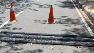 Before-After Polisi Tidur di Pulomas yang Viral Diprotes Pesepeda