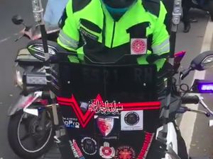 Pemotor Ditilang Pakai Storo-Sirene di Depok, Polisi: Pernah Kawal Ambulans Pemotor Ditilang Pakai Storo-Sirene di Depok, Polisi: Pernah Kawal Ambulans