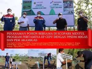 PPSDM Migas Terima Bantuan 150 Pohon dari Pertamina