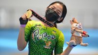 Aksi Atlet Sepatu Roda Putri Papua yang Bawa Pulang Emas di PON 2020