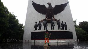 Suasana Lubang Buaya Jelang Hari Kesaktian Pancasila