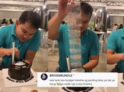 Dapat Kue Ulang Tahun Isi Uang, Pas Dibuka Tampilannya Bikin Miris!