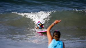 Gemasnya Anjing-anjing Ini Saat Adu Surfing