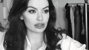 10 Pesona Miss Universe Albania 2021, Ilmuwan Cantik Mirip Angelina Jolie