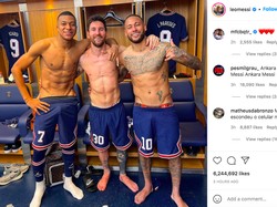 Foto Telanjang Dada Messi-Neymar-Mbappe, Tepis Isu Perseteruan