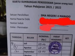 Disdik Ungkap Sebab SMAN 4 Manado Dituding Pungli Siswa: Kurang Transparan!