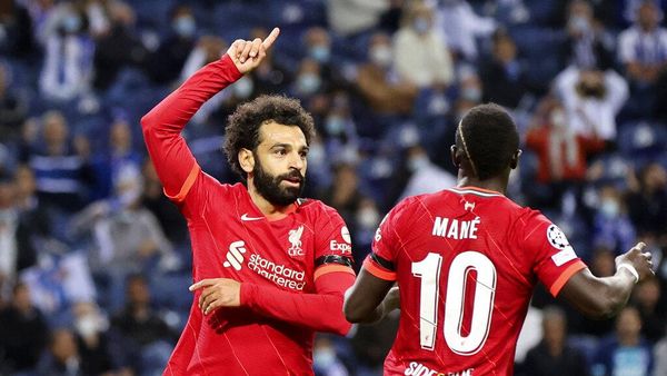 Liverpool Pulang dari Porto Bawa Oleh-oleh 5-1