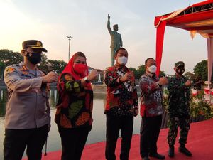 Patung Bung Karno Diresmikan, Walkot Semarang: Ini sebagai Tetenger Patung Bung Karno Diresmikan, Walkot Semarang: Ini sebagai Tetenger