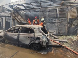 10 Orang Terjebak Kebakaran Rumah di Penjaringan Jakut