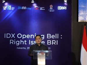 Erick Thohir: Right Issue BRI Jadi Bukti RI Punya Market Besar