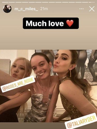 Rosé BLACKPINK bersama Megan Miles dan Talia Ryder