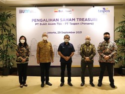 TASPEN Borong 262,5 Juta Lembar Saham PTBA Senilai Rp 600 M