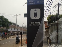 Duh! Tak Ada Penyediaan Shelter Ojol di Penataan Stasiun Manggarai