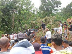 Tanah Longsor di Padang Pariaman, 7 Warga Tewas Tertimbun