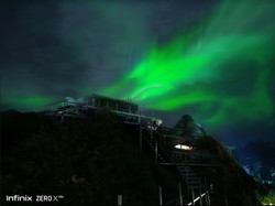 Kamera Infinix Zero X Abadikan Penampakan Mirip Aurora di Yogyakarta