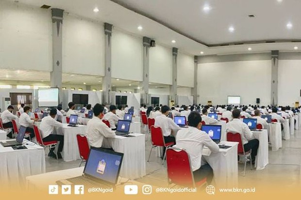 Tes SKD berlangsung / foto: instagram.com/bkngoidofficial Tes SKD berlangsung