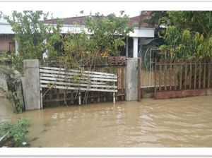 Banjir Rendam Puluhan Rumah Warga di Solok Sumbar