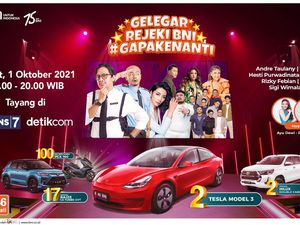 Apresiasi Nasabah, BNI Gelar Undian Berhadiah Mobil Tesla