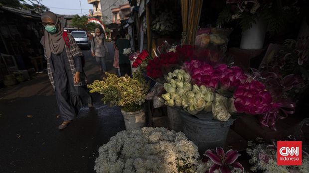 Fokus Wisata Cikini Suasana Pasar Cikini, Jakarta, Rabu, 29 September 2021. CNNINdonesia/Adhi Wicaksono.