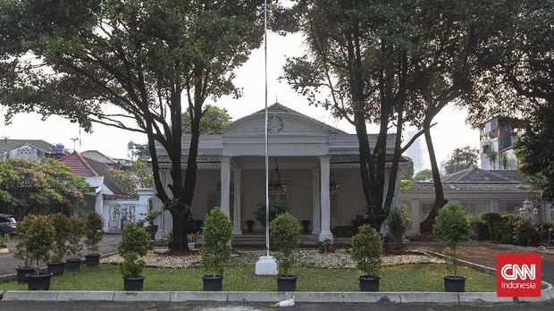 Rumah Hasyim Ning di Jl Cikini Raya No 24, Jakarta. Kamis, 30 September 2021. CNNIndonesia/Adhi Wicaksono.