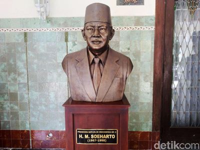 Tidak Musnah, Masih Ada Patung Soeharto di Rumdin Gibran