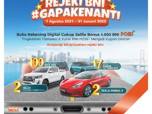 Gelar Program Undian, BNI Siapkan Hadiah Kendaraan Ramah Lingkungan Gelar Program Undian, BNI Siapkan Hadiah Kendaraan Ramah Lingkungan