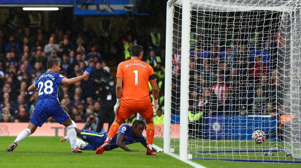 Chelsea unggul 1-0 atas Southampton (Foto: Getty Images/Clive Rose)