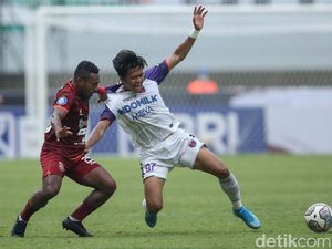 Dramatis, 10 Pemain Persita Imbangi Borneo FC