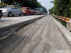 Begini Kondisi Jalan Baru Dicor di Tangerang yang Viral Dilintasi Warga