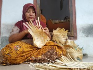 Kerajinan Besek Bambu Eksis di Pasuruan dan Jadi Sumber Penghasilan Tambahan
