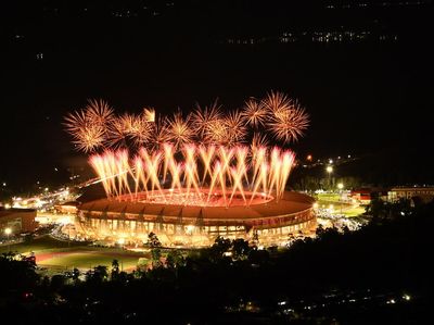 Pesta Kembang Api dan Tarian Papua Meriahkan Pembukaan PON XX
