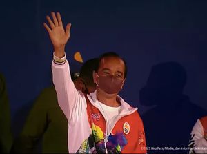 Didampingi Puan, Jokowi Hadiri Pembukaan PON XX Papua Didampingi Puan, Jokowi Hadiri Pembukaan PON XX Papua