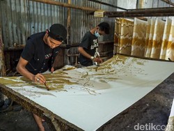 Cantiknya Batik Motif Garuda Pancasila Karya Pengrajin di Kulon Progo