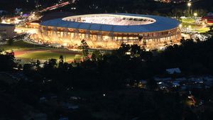 Suasana Stadion Lukas Enembe Jelang Pembukaan PON Papua