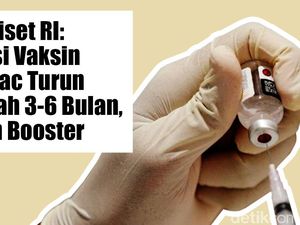 Butuh Booster! Efikasi Vaksin Sinovac di Indonesia Turun Setelah 3-6 Bulan Butuh Booster! Efikasi Vaksin Sinovac di Indonesia Turun Setelah 3-6 Bulan