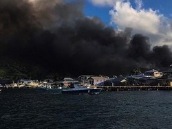 Kebakaran Hebat di Pulau Guanaja Honduras, 30 Rumah Hangus