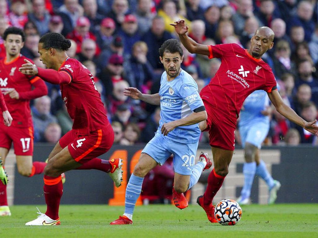 Babak I Liverpool vs Man City: Tim Tamu Dominan, Skor Masih 0-0