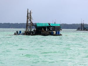 Keciduk Patroli, Puluhan Tambang Timah Ilegal di Laut Belinyu Disetop!