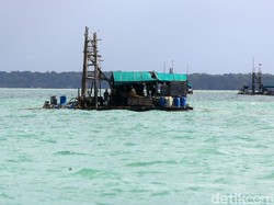 Keciduk Patroli, Puluhan Tambang Timah Ilegal di Laut Belinyu Disetop!