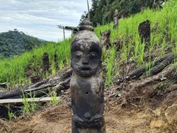 Penemuan Patung Kuno Berlanjut Kabar Petani Kesurupan Bak Harimau