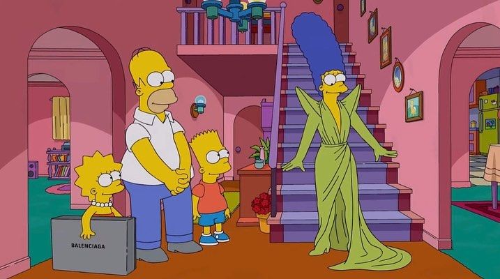 Film The Simpsons dengan Balenciaga