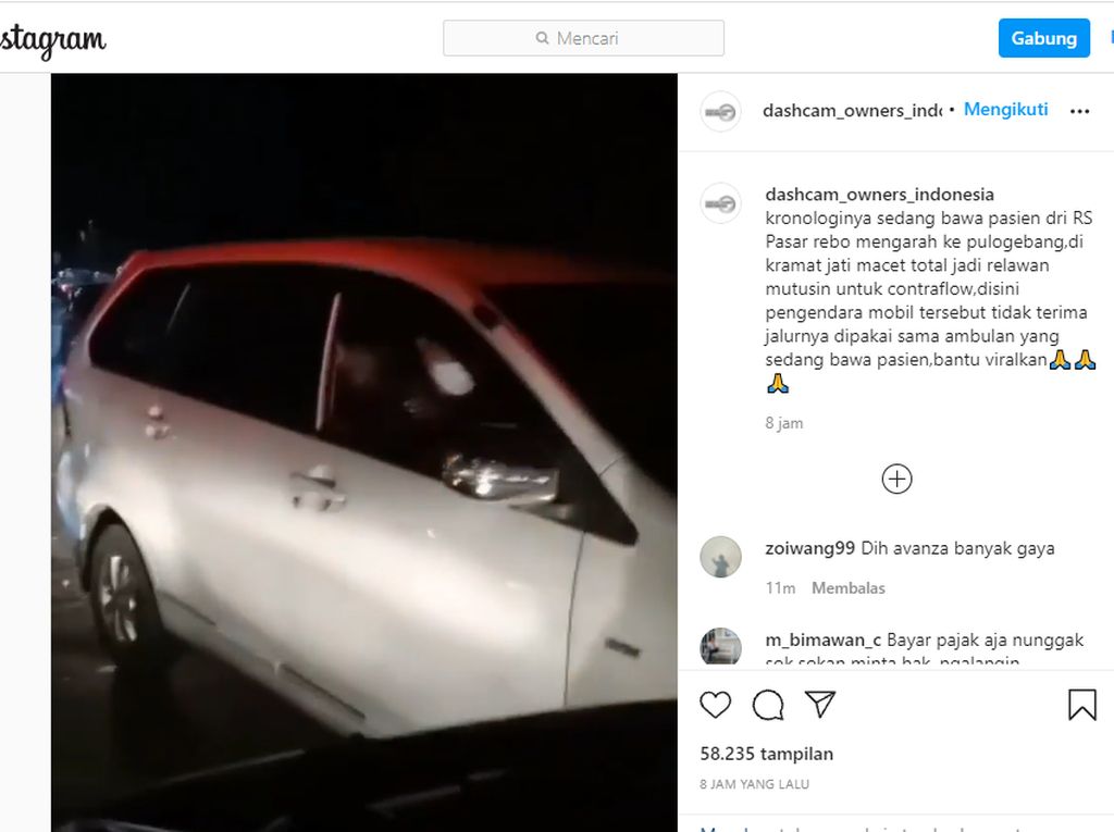 Pengendara Avanza Halangi Ambulans yang Lawan Arah, Siapa Salah? Pengendara Avanza Halangi Ambulans yang Lawan Arah, Siapa Salah?