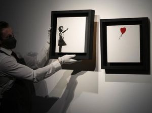 Wow! Karya Girl and Ballon Ini Dilelang Rp 67 Miliar Lho