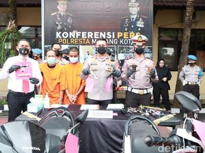 Dua Maling Motor Bersenjata Airsoft Gun Tertangkap di Kota Malang