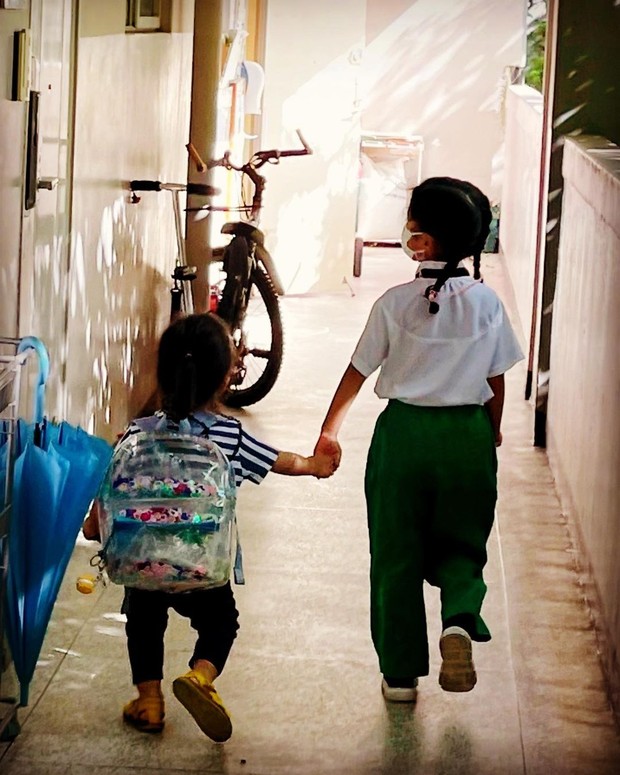 Dua buah hati pernikahan Jisung dan Lee Bo Young/Foto: instagram.com/justin_jisung Dua buah hati pernikahan Jisung dan Lee Bo Young