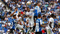 Sayangnya, lini depan Real Madrid yang kinclong tidak diimbangi dengan lini belakang yang ompong (AP)