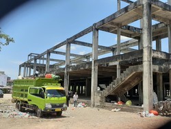 Pasar Cik Puan Pekanbaru Mangkrak 10 Tahun, Kini Bocor-Jadi Tempat Sampah