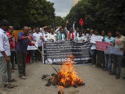 Anak Menteri India Ditangkap terkait Kematian 4 Petani Saat Demo