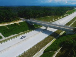 Pembebasan Lahan Tuntas, Tol Pekanbaru-Bangkinang Beres Maret 2022